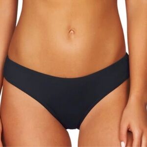 SEA LEVEL Women's Swim Bottoms Solid Black Size 14 NWT